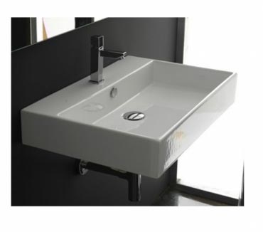 Unlimited 70 Countertop Washbasin 70 X 45 X H11 Mm With Drain In Chrome Finish
