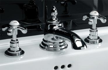Mayfair 3 Hole Basin Mixer Set With Pop-up Waste