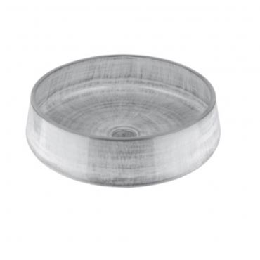 Mmi Counter Washbasin In Alumix� White/silver Without Overflow Waste