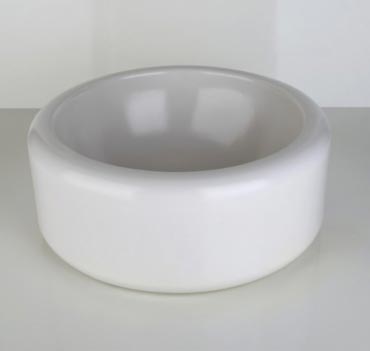 Goccia Countertop Wash Basin 400 Mm Dia. X H185  Mm In White Colour