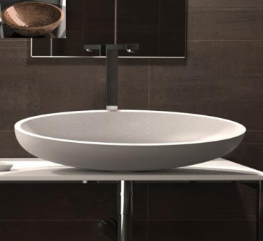 Kool Xl Counter Top Wash Basin 650x400 Mm  Material Vetro Freddo
