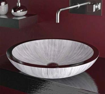 Round Alumix Countertop Washbasin �500 H.110