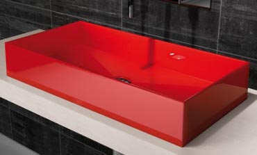 Barchetta Light Counter Top Wash Basin With Led  Lights 600 X 300 Mm Material Silliconio
