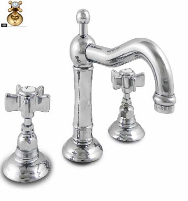 Basin Mixer With Pop-up W Dames Anglaises Lever