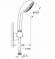 Relexa Hand Shower Set With Hose And Hook  Champagne Spray Patterns : Normal, Rain,jet,  Champagne S